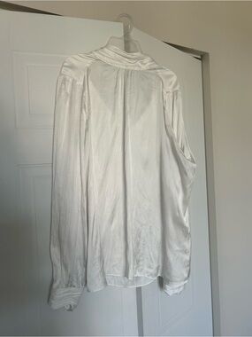 Zara Basic Chic satin blouse